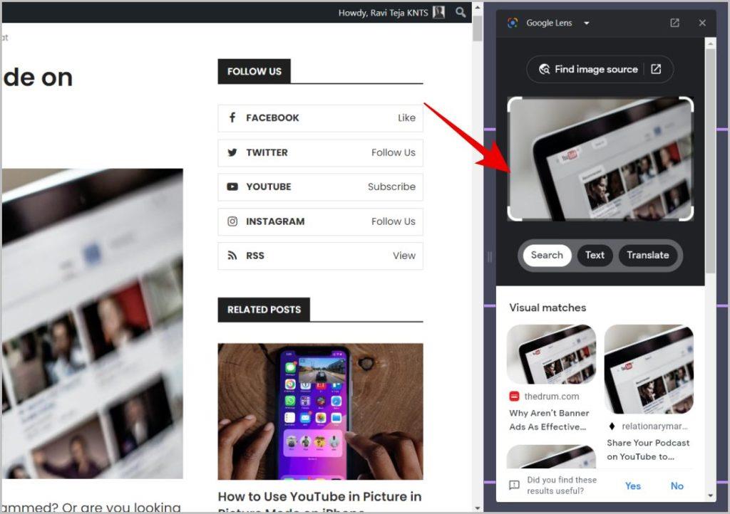 如何在桌面上存取和使用 Google Lens