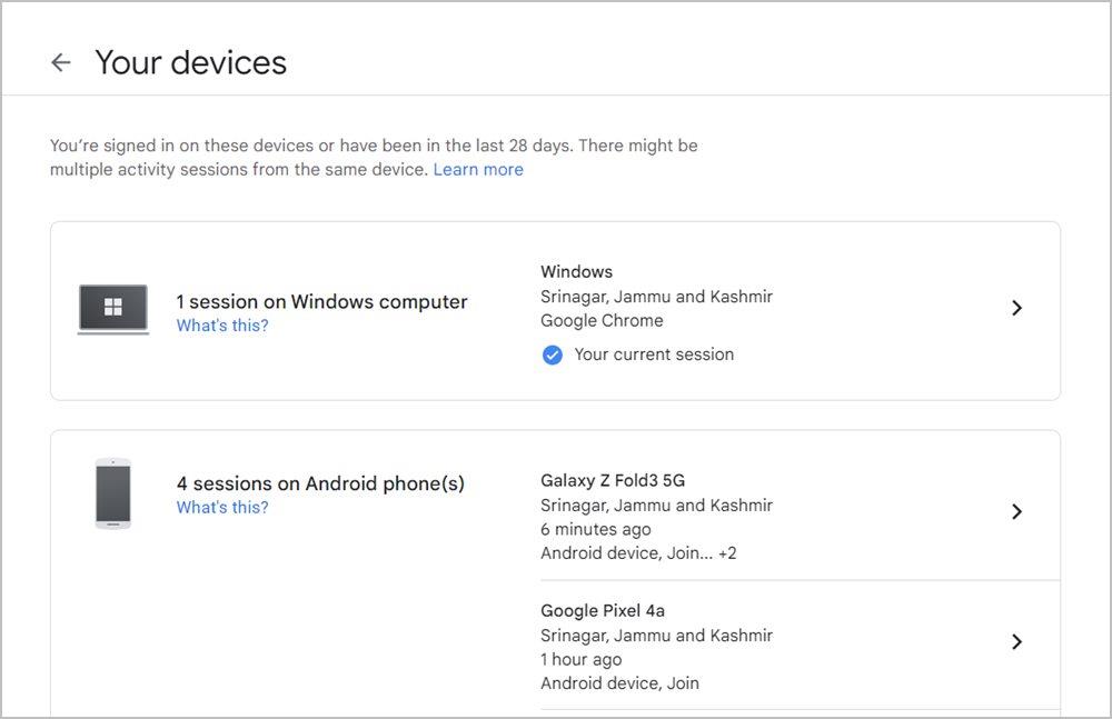 了解我的 Gmail 帳戶登入位置的 5 種方法