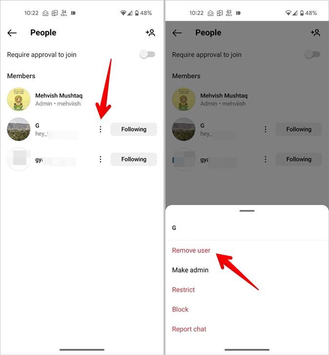 如何從 Instagram 群組聊天中離開、刪除或刪除某人