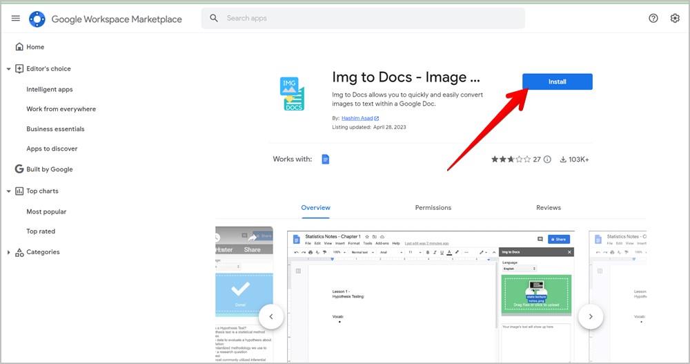 在 Google 文件中將圖像轉換為文字的 4 種方法
