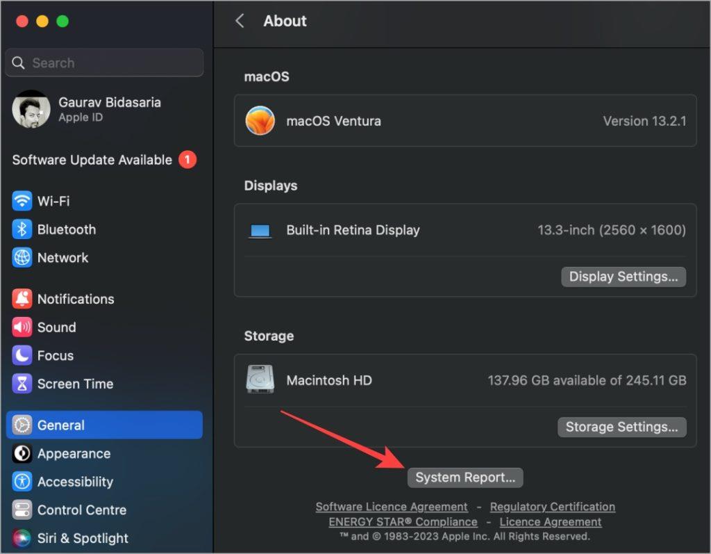 如何找到 MacBook 的規格和作業系統版本