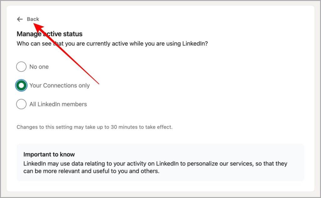 如何隱藏 LinkedIn 上的活躍狀態