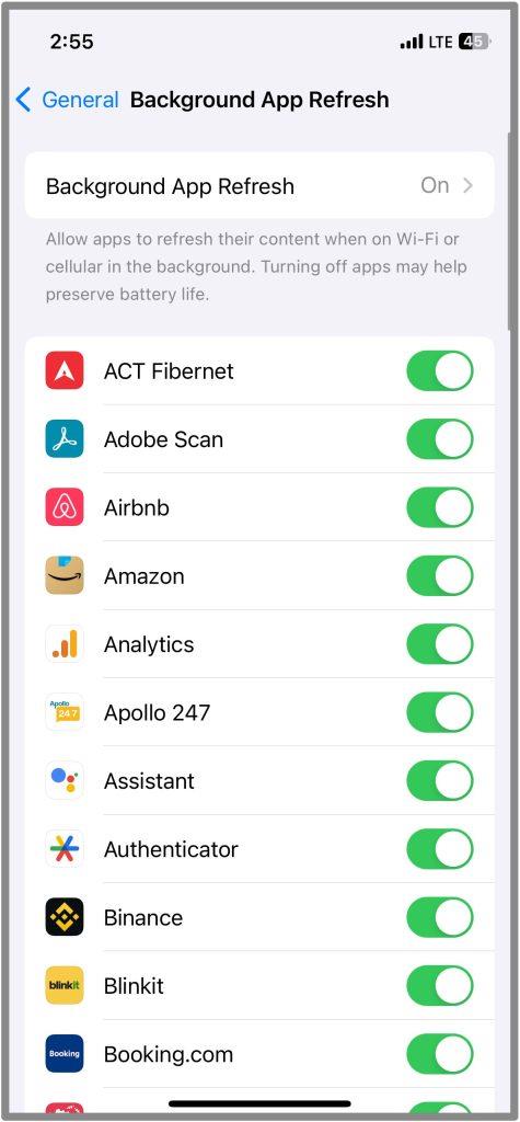 iOS 17 中的 9 項電池耗盡修復