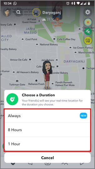 如何在 Snapchat 上使用 Snap 地圖