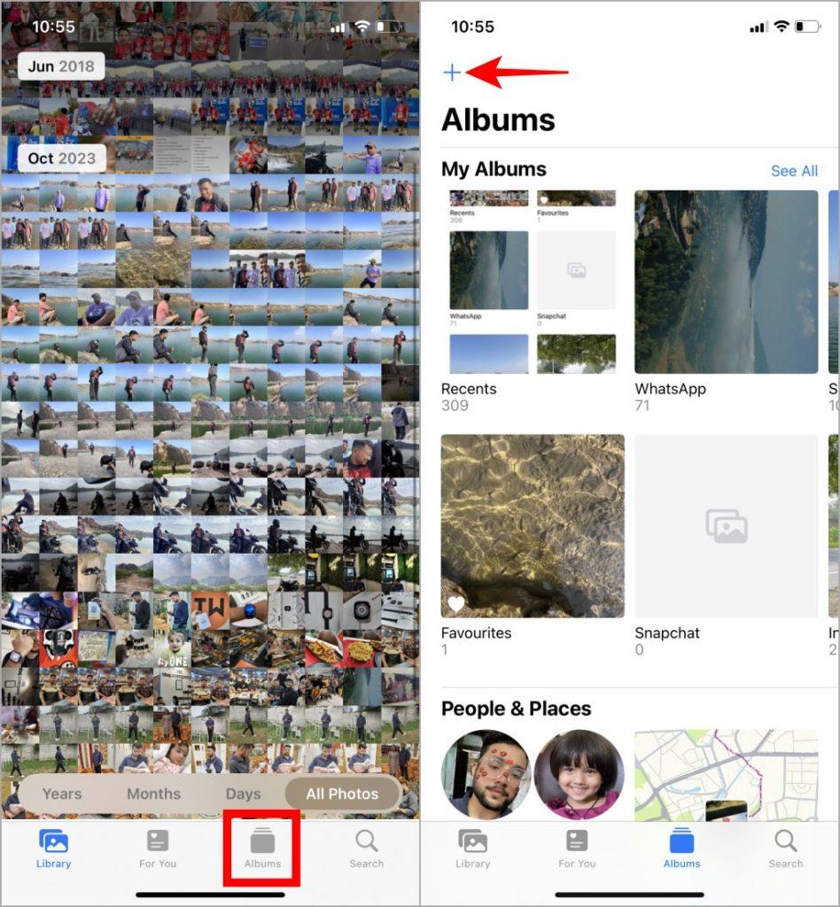 如何將專輯設定為 iPhone 桌布